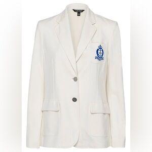 Ralph Lauren Crest-Patch Ponte Blazer. Perfect condition.